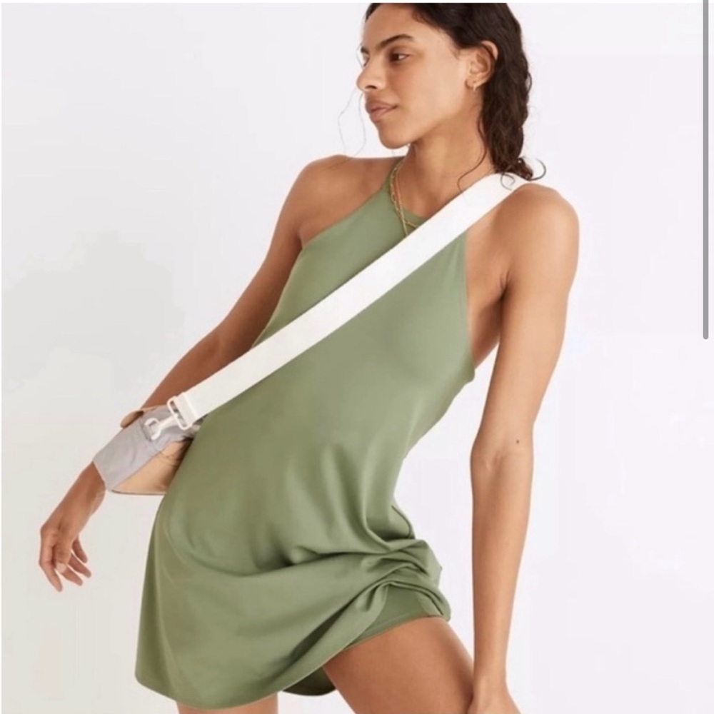 MWL Madewell Flex Dress green- like new!